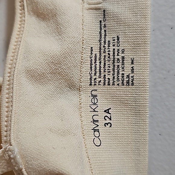 Calvin Klein Seamless Wireless Bra Padded Cups Modern Cotton 32A NWOT - Picture 10 of 12